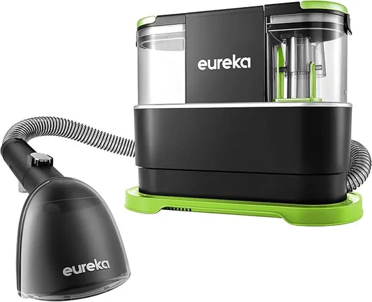 EUREKA Portable Carpet and Upholstery Cleaner, Spot Cleaner for Pets, Stain Remover for Carpet, Area Rugs, Upholstery, Coaches and Car, 50.7oz Large Water Tank, NEY101GR with Cleaning Formula, Green - NeatNest