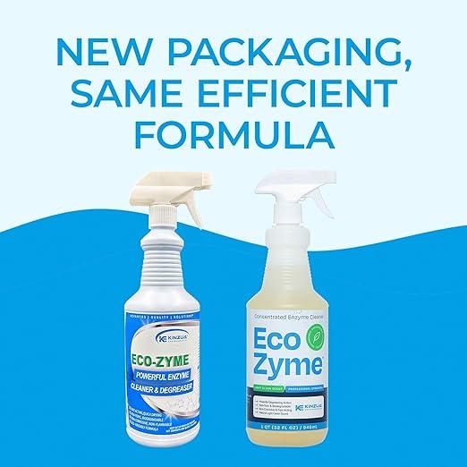 KINZUA ENVIRONMENTAL Eco-Zyme, Enzyme Cleaner Concentrate with Professional Strength, Multipurpose Cleaner Concentrate & Kitchen Degreaser Spray for Floor, Carpet, Concrete, Walls & More, 32 fl oz - NeatNest