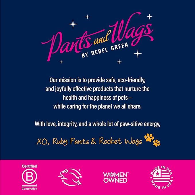 Rebel Green Pants and Wags Magical Pet Stain Treatment & Odor Destroyer - Orange Blossom & Chamomile - Hypoallergenic - No Dyes or Perfumes -16 oz - 2-Pack - NeatNest