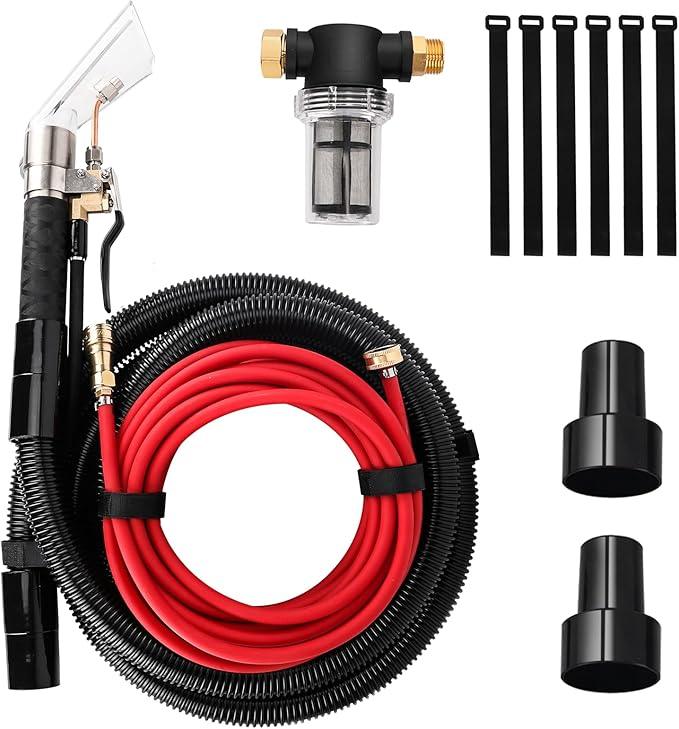 Shop Vac Extractor Kit, Better Extractor Hose Kit for Carpet & Upholstery Cleaning in Home and Auto, with Wand, Hose & Adapter - NeatNest