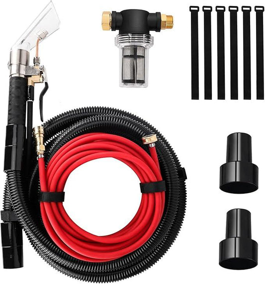 Shop Vac Extractor Kit, Better Extractor Hose Kit for Carpet & Upholstery Cleaning in Home and Auto, with Wand, Hose & Adapter - NeatNest