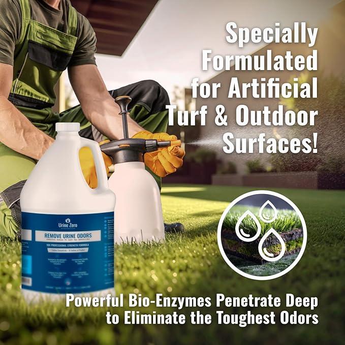 Pet Odor Eliminator – Ready-to-Use 1 Gallon | Powerful Bio-Enzyme Cleaner for Dog & Cat Urine Smell on Artificial Grass, Carpet, Tile, Rugs & More | Pet & Kid Safe - NeatNest