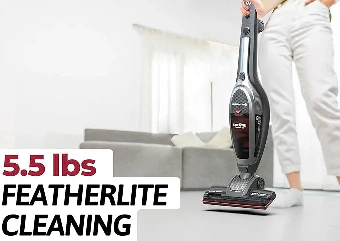 Roomie Tec SlimVac Cordless Vacuum Cleaner for Home – 2200mAh Battery, High Suction Power, Lightweight 2-in-1 Handheld with Bagless Filter, 6 LED Headlights and Auto Recharge Station - Vincent - NeatNest