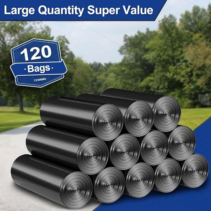 30-35 Gallon Black Trash Bags 120 Count - 32" x 37" Large Garbage Bags, 30+ Gallon Strong Trash Can Liners for Home, Commercial Use,Yard Waste, Bulk - NeatNest