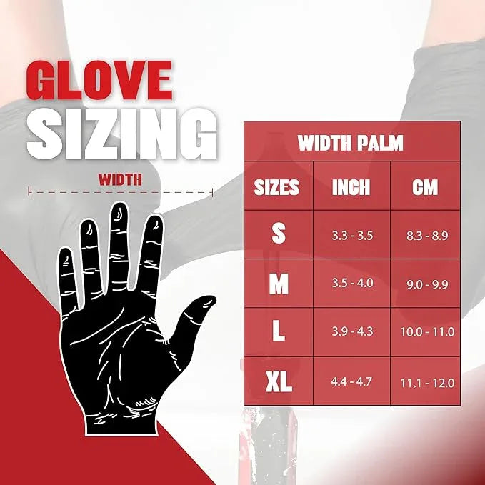 Black Synthetic Vinyl Exam Gloves Powder Free and Latex Free - NeatNest