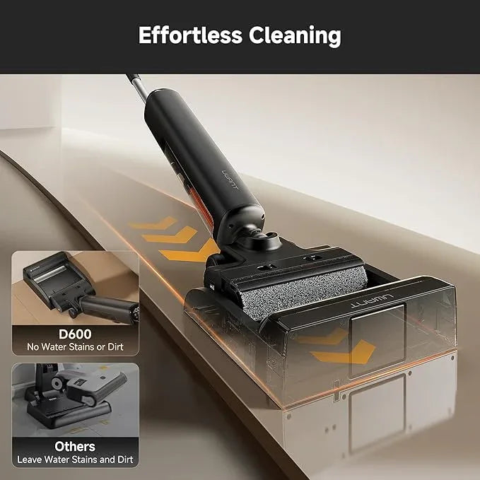 uwant Wet Dry Vacuum Cleaner 180° Lay-Flat Vacuum Mop All in One with 100℃ Hot Water and Air Drying 23000Pa Suction Vacuum Cleaner with Self-Cleaning Anti Odor Triple Edge Electric Mop - NeatNest