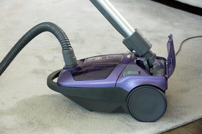 Kenmore 81614 600 Series Pet Friendly Lightweight Bagged Canister Vacuum with Pet PowerMate, Pop-N-Go Brush, 2 Motors, HEPA, Aluminum Telescoping Wand, Retractable Cord, and 3 Cleaning Tools-Purple - NeatNest