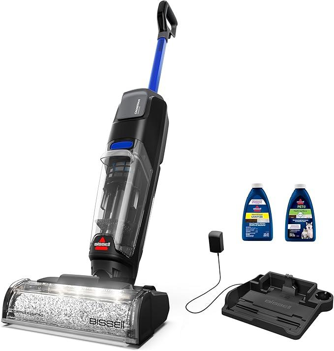 Bissell CrossWave OmniFind Cordless Wet Dry Vacuum with FurFinder Headlights, Multi-Surface Hard Floor Cleaner, 3967F - NeatNest