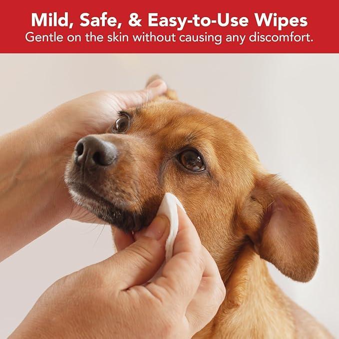 NOVEHA Pet Wipes - Formulated Pet Wipes - for Facial and Finger Folds, Underarms - 3" x 2" Size (300 Counts) - NeatNest