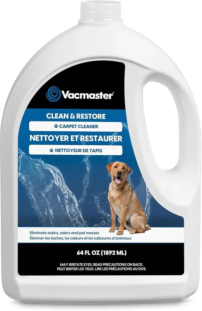 Vacmaster CCS03 Carpet Cleaner Shampoo Solution, 64 oz Spot & Stain Formula for All Carpets, Upholstery & Area Rugs - NeatNest