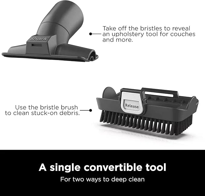 Shark HV343AMZ Rocket Corded Stick Vacuum with Self-Cleaning Brushroll, Lightweight & Maneuverable, Perfect for Pet Hair Pickup, Converts to a Hand Vacuum, Crevice Upholstery Tools, Blue/Silver - NeatNest