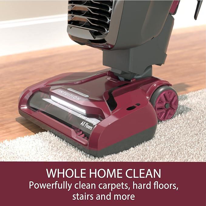 Kenmore BU3040 Intuition Bagged Upright Vacuum Lightweight Cleaner 2-Motor Power Suction with HEPA Filter, 3-in-1 Combination Tool, Handi-Mate for Carpet, Floor, Pet Hair, Red w/No Lift-up - NeatNest