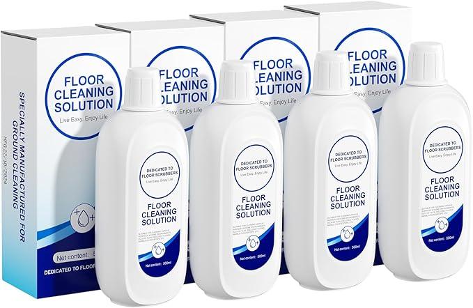 4pcs Floor Cleaning Solution Compatible With Tineco Cleaning Solution, Deep Clean For Floors, Child And Pet Friendly, Dissolve Grease And Stubborn Dirt, Suitable with Tineco All Vacuum Mops - NeatNest