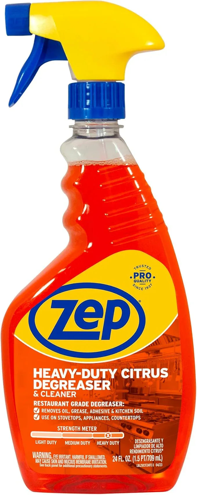 Zep Heavy-Duty Citrus Cleaner Spray Bottle (24 Fl Oz (Pack of 4)) - NeatNest