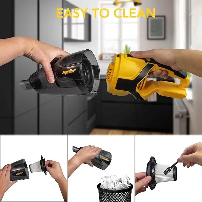 120W Cordless Handheld Vacuum Cleaner Compatible with Dewalt 20v Max Battery (Tool Only) Portable for Hard Floor Carpet Car Pet Hair Cleaning - NeatNest