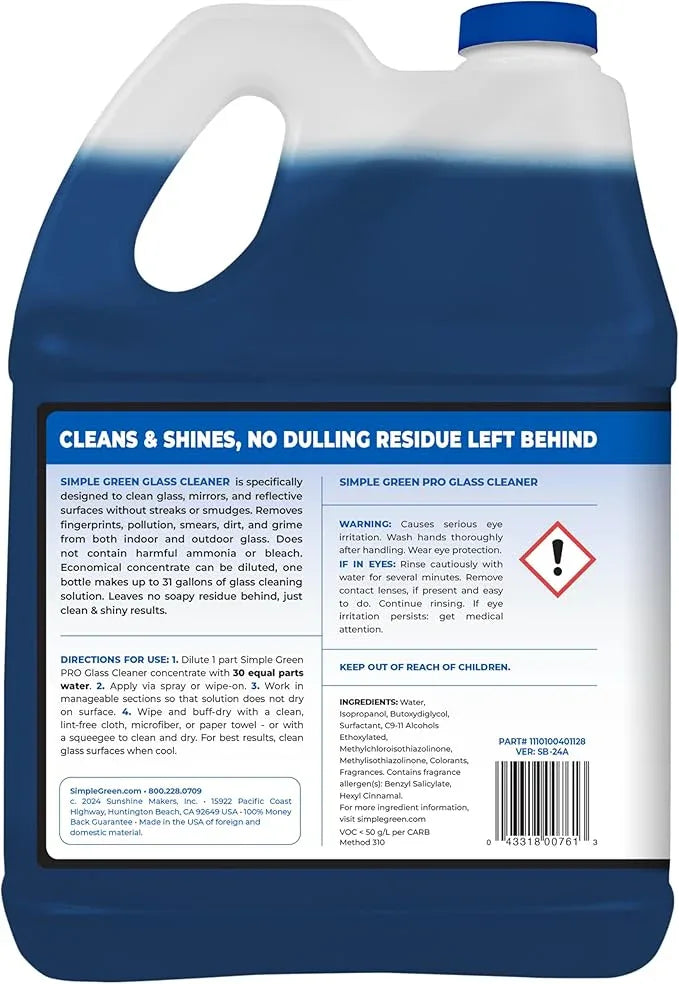Simple Green Pro Glass Cleaner 1 Gal - NeatNest