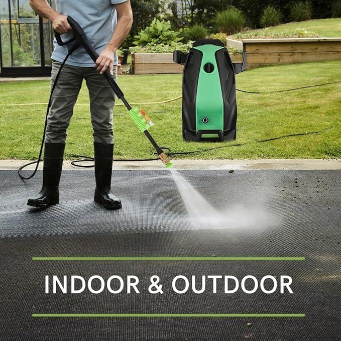 Pressure Washer, 5000 PSI 4.0 GPM Heavy Duty Power Washer with Foam Cannon, 4 Nozzle Tips,33FT Hose and Soap Bottle for Home/Cars/Driveways/Patios/Decks/Fences,Green - NeatNest