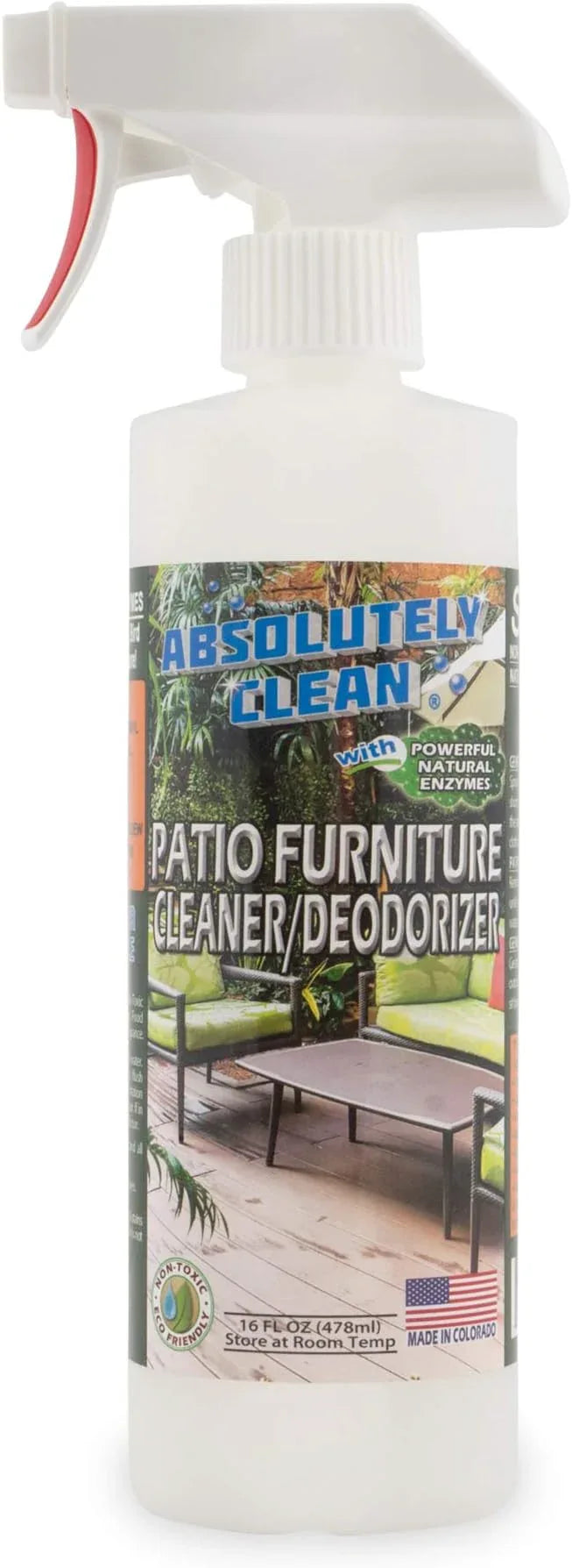 Amazing Patio Furniture Cleaner - Natural Enzymes Easily Remove Dirt, Bird Droppings, Food Stains and More from Your Outdoor and Patio Furniture - USA Made - NeatNest