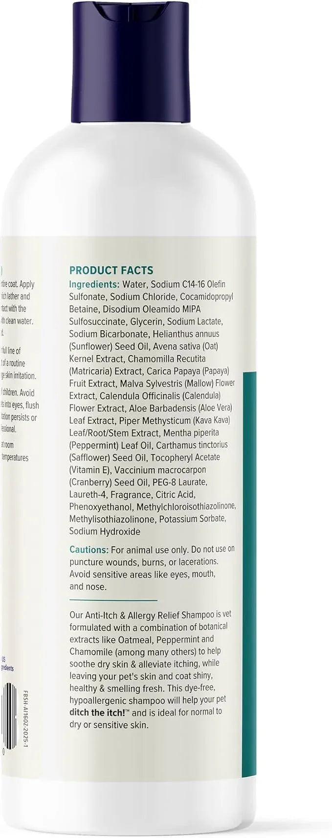 Vetnique Dermabliss Advanced Vet Strength Chlorhexidine for Dogs - Antibacterial Medicated Dog Shampoo - for Skin Infections & Irritation, Hot Spots & Redness Relief (Medicated Shampoo, 16oz) - NeatNest