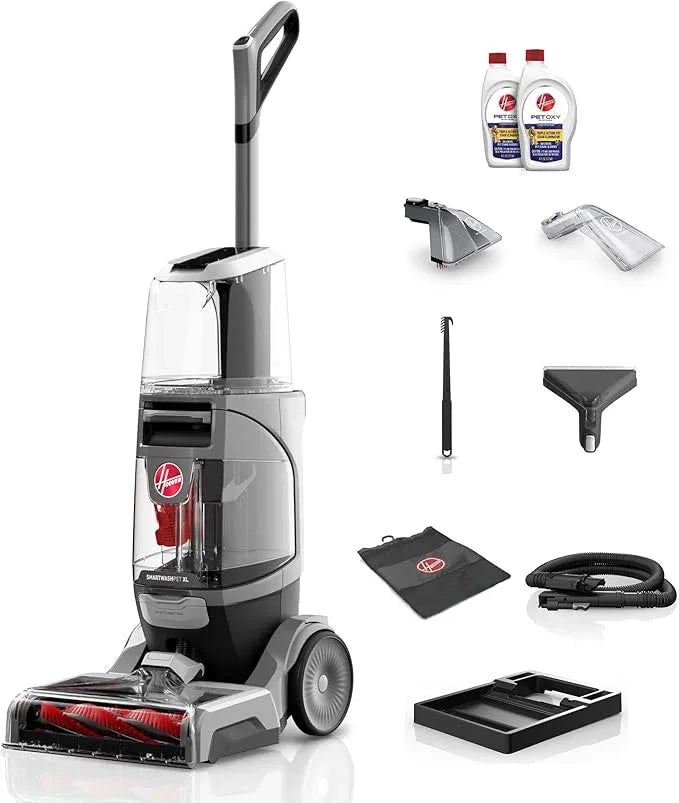 Hoover SmartWash Pet XL Upright Carpet Cleaner Machine for Carpet and Upholstery, Automatic Deep Cleaning Carpet Shampooer, Converts to Spot Cleaner, Pair with Hoover Carpet Cleaner Solution - NeatNest