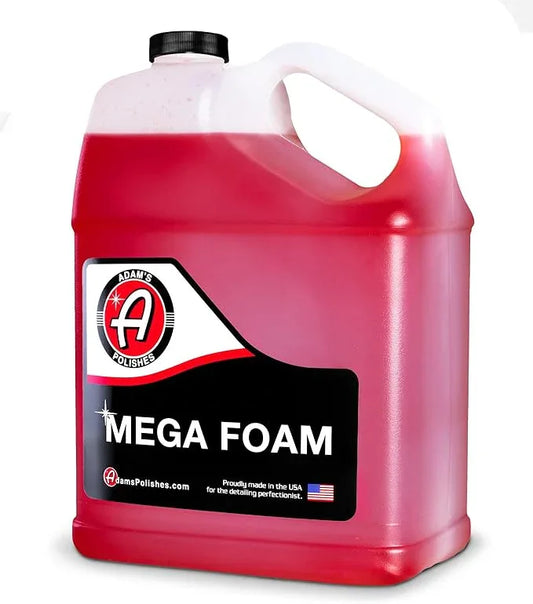 Adam’s Mega Foam Car Wash Soap (Gallon) – pH Neutral, Ultra Concentrated for Foam Cannon, Foaming Spray Gun, or Bucket – Safe for Wax, Sealants & Ceramic Coating – High Suds Car Cleaner - NeatNest