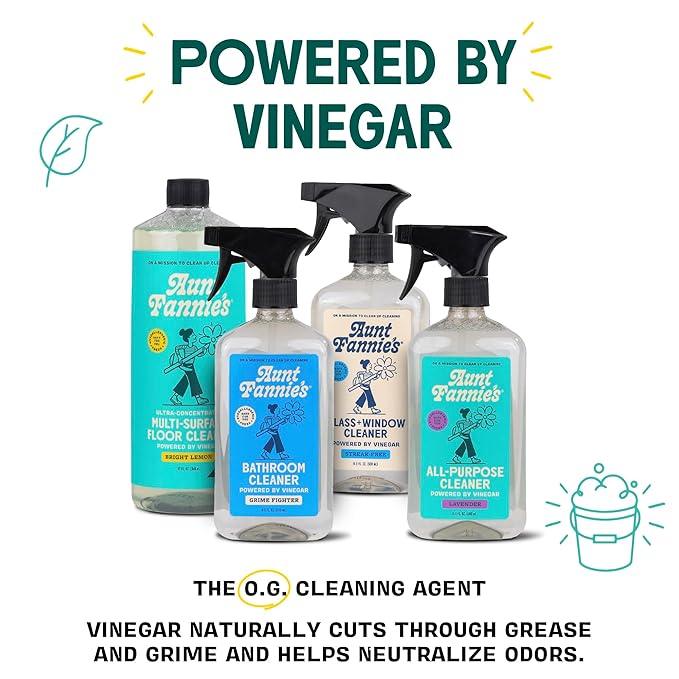 Aunt Fannie's Bundle: Floor Cleaner Vinegar Wash, Lavender + Carpet Refresher, Lavender - NeatNest