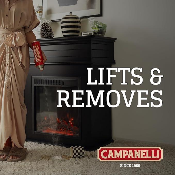 CAMPANELLI Pro Series Stain Remover Spray | Precision Point & Spray Carpet Cleaner for Pet Stains and Odors - Spot Remover for Carpets, Fabrics, Upholstery & Household Spills | 18oz Aerosol - NeatNest