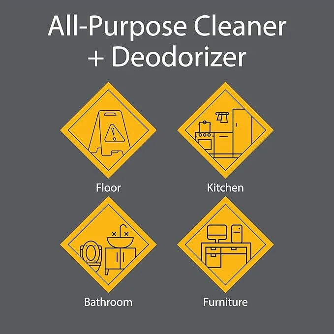 Pro-Grade All-Purpose Cleaner & Deodorizer - Deep Cleaning & Odor Eliminating Formula For Professional & Home Surfaces - 32 Ounce Concentrate - Lavender Breeze - NeatNest
