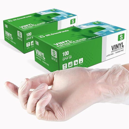 Clear Vinyl Food Safe Disposable Gloves Latex Free Powder Free for Food Prep Handling Cooking Cleaning - NeatNest