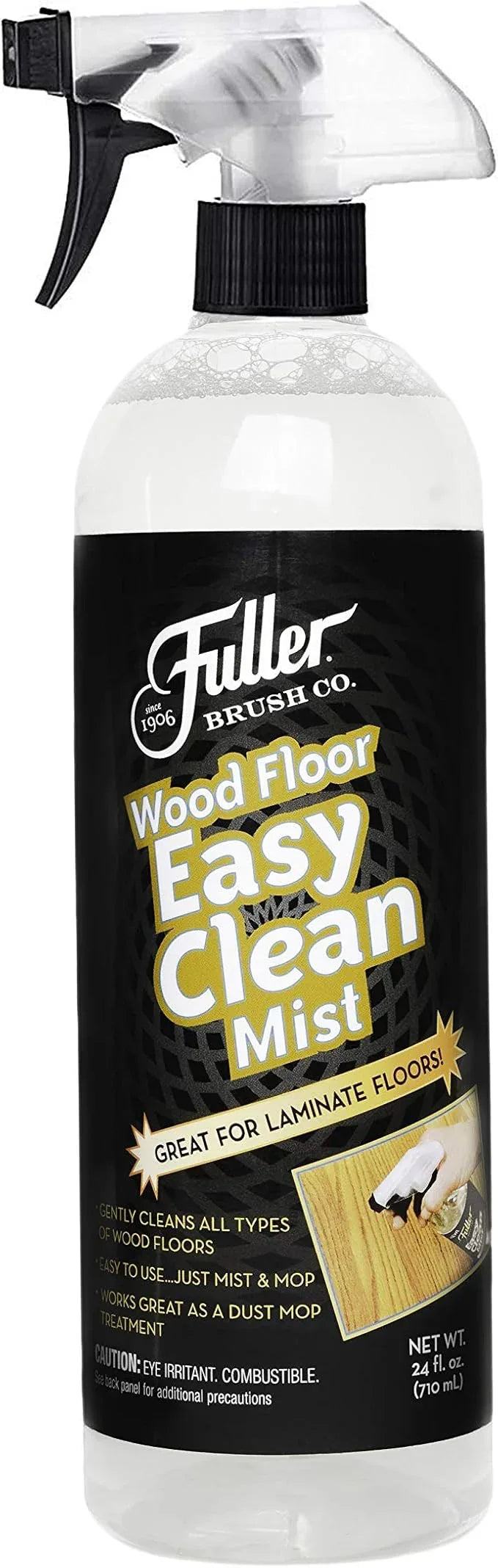 Fuller Brush Wood Floor Easy Clean Mist – 24 oz Gentle Cleaner with Vinegar for Hardwood & Laminate Floors – Removes Dirt, Dust & Stains – Safe for All Wood Finishes (Pack of 6) - NeatNest