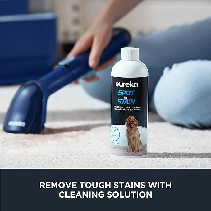 EUREKA Portable Carpet and Upholstery Cleaner, Spot Cleaner for Pets, Stain Remover for Carpet, Area Rugs, Upholstery, Coaches and Car, 50.7oz Large Water Tank, NEY100 with Cleaning Formula, Blue - NeatNest