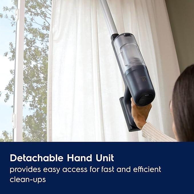 Electrolux Ultimate600 Cordless Stick Vacuum with PowerPro Bristle Nozzle and Larger Dust Bin Capacity, 50-Minute Run Time, 3 Power Modes, Denim Blue - NeatNest