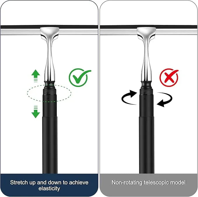12-51’’ Telescopic Window Squeegee for Home, 2 in 1 Window Cleaning Squeegee Kit, Shower Squeegee for Glass Doors, Outdoor extendable Window Cleaner Tool for Floor Tile Wall Car Windshield - NeatNest
