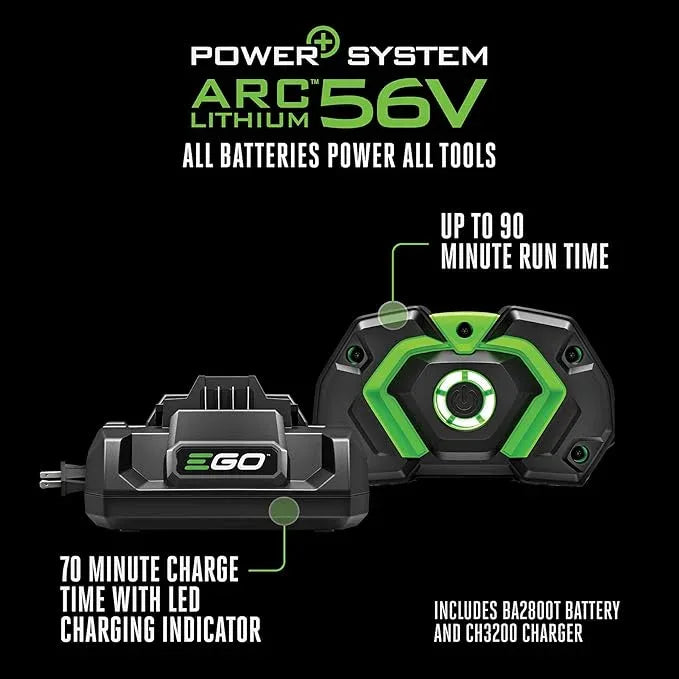 EGO POWER+ Leaf Blower, Cordless Electric 756 CFM, Includes 56V 5.0Ah Battery and Charger - LB7654 - NeatNest