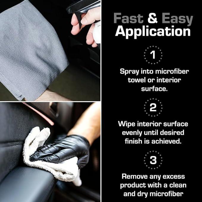 Ethos Interior Detailer Spray - Interior Car Cleaner Easily Cleans & Protects All Interior Surfaces | Non Greasy Satin Finish with UV Protection & Odor Neutralizing Agents | Coconut Scented - NeatNest