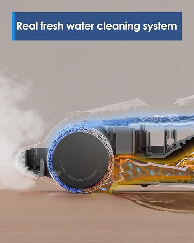 Tineco iFLOOR 5 Steam Wet Dry Vacuum All-in-one, Steam Mop Hardwood Floor Cleaner Great for Sticky Messes, 248℉ High-Temp Steam, Self-Cleaning with steam - NeatNest
