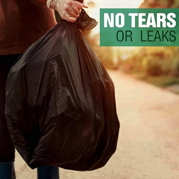 95 Gallon Trash Bags Heavy Duty | Mega-Value Pack 72 Bags | Extra Large Black Can Liners | 90-100 Gallon Trash Bags | 96 Gallon Big Garbage Bags (Black) - NeatNest