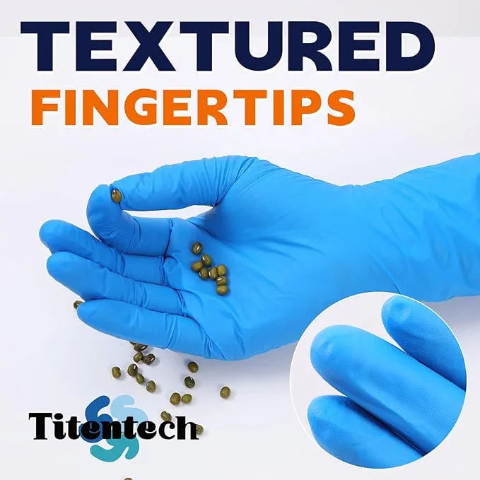 Nitrile Exam Gloves Disposable 3mil Blue Food Safe Gloves Latex Free, Powder Free, Medical, Cleaning, Cooking 1000 - NeatNest