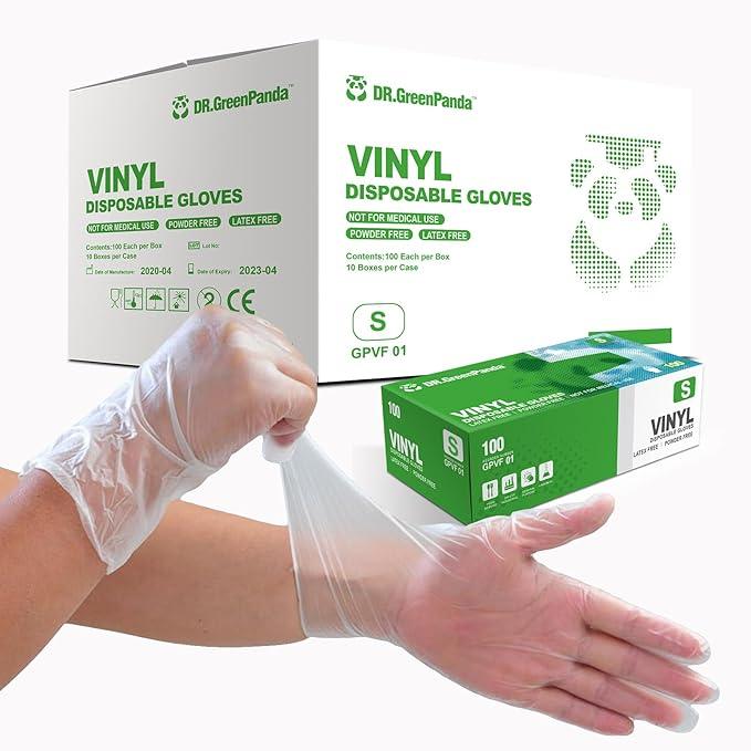Clear Vinyl Food Safe Disposable Gloves Latex Free Powder Free for Food Prep Handling Cooking Cleaning - NeatNest