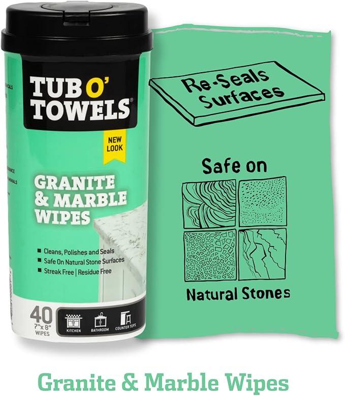 Tub O' Towels Household Cleaning Wipes Variety Pack, 7" x 8", 4-Pack - NeatNest