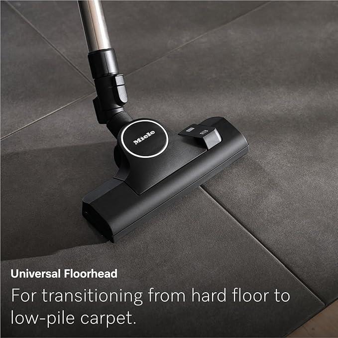 Miele New Guard L1 Bagged Canister Vacuum Cleaner with AirClean Filter, Electro Plus Floorhead, AllTeQ Universal Floorhead, LED Display Panel, in Nordic Blue/Space Grey - NeatNest
