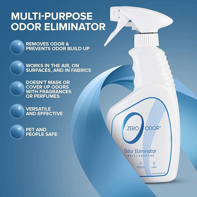 Zero Odor - Multi-Purpose Strong Odor Eliminator for Home, Office, Car, Bathroom, Hotel, Room Deodorizer, and Odor Neutralizer, 16oz - NeatNest