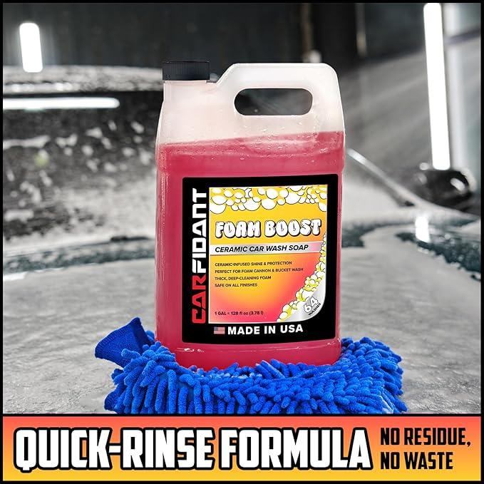 Foam Boost Off-Road & ATV Wash Soap – Heavy Duty pH-Balanced Car Wash for Trucks, UTVs, RVs & Dirt Bikes – Quick Rinse, No Residue – Works with Foam Cannons, Guns & Buckets – 64 fl. Oz. - NeatNest