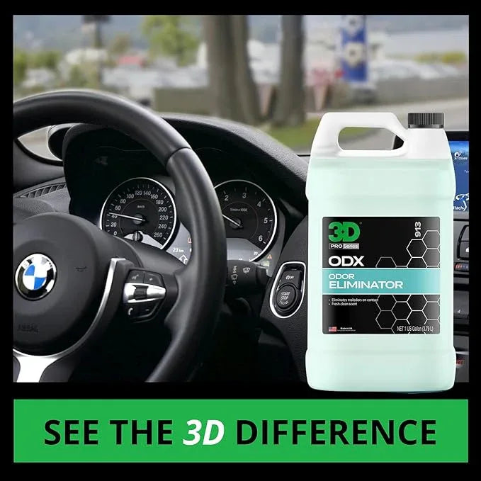 3D ODX - Automotive Odor Eliminator - Deodorizes Pet, Food, Smoke, & Other Linger Odors - Fresh Clean Scent - Great for Car, Home, Office Use - NeatNest