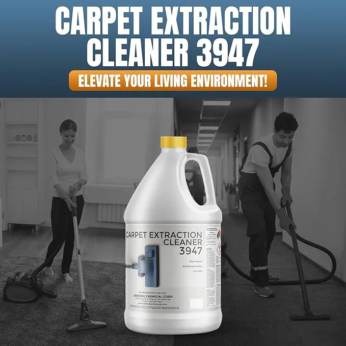 Carpet Extraction Cleaner - Water-Based Professional Deep Clean Carpet Cleaner Solution for Machine - Heavy Duty Stain Remover, Pet-Friendly, Ideal for Residential & Commercial Use - NeatNest