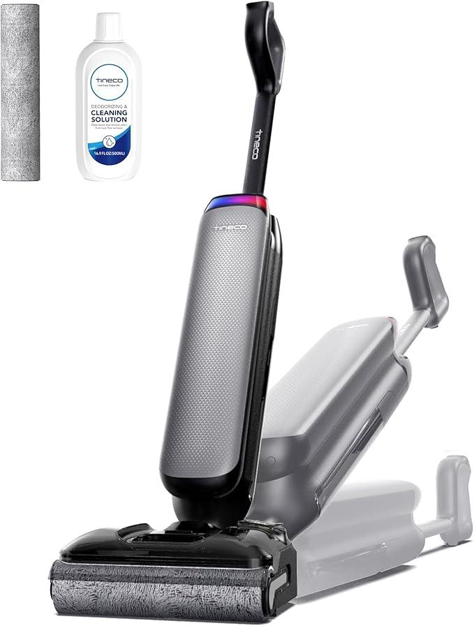Tineco Wet Dry Vacuum Cleaner 22kPa Suction Floor Cleaner Mop, 50 Min Runtime, iLoop Smart Sensor, DualBlock Anti-Tangle Design, 185℉ Flashdry, Dual-Edge Cleaning, 180° Lay-Flat, Floor One S7 Artist - NeatNest