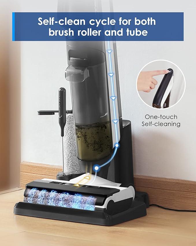 Tineco Smart Wet Dry Vacuum Cleaners, Floor Cleaner Mop 2-in-1 Cordless Vacuum for Multi-Surface, Lightweight and Handheld, Floor ONE S5 Combo - NeatNest