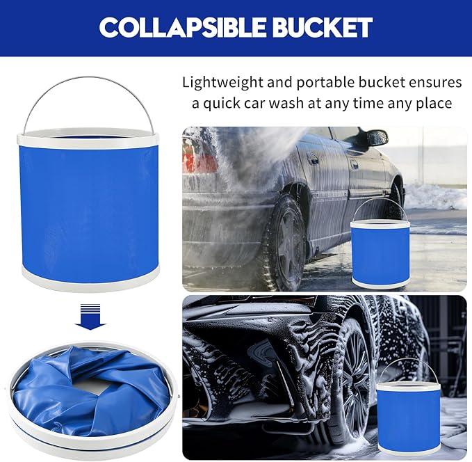 Qydipclin 41Pcs Car Detailing Kit, Car Detailing Brush Set, Car Wash Cleaning Kit, Car Detailing Brushes, Professional Car Care Kit for Interior Exterior Wheels, Blue - NeatNest