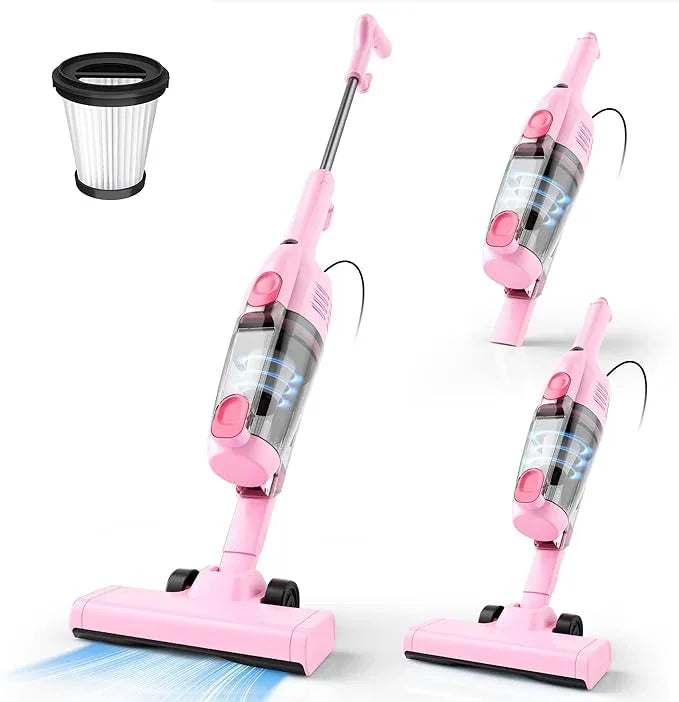 Vazone R6X Corded Stick Vacuum Cleaners for Home, 20Kpa Powerful Suction Stick Vacuum with 16Ft Cord, 2 in 1 Lightweight Handheld Vacuum Cleaner for Hardwood Floor Pet Hair - NeatNest