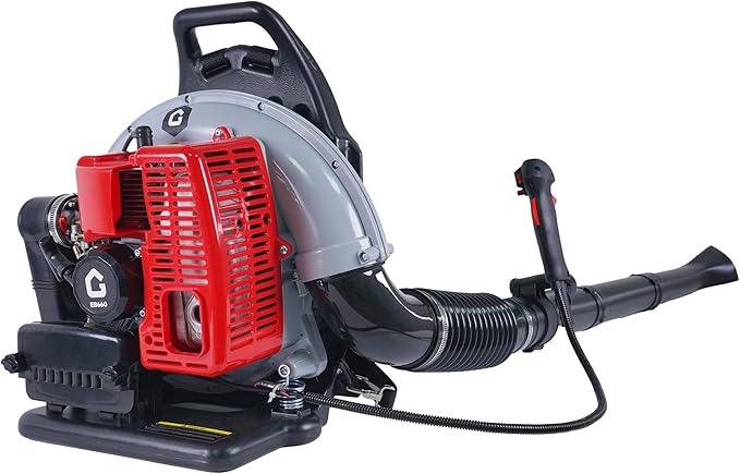 66CC Backpack Blower, 4-HP 2-Cycle Gas Leaf Blower with 880 CFM & 320 MPH, Backpack Leaf Blower, Powerful Clearing Performance for Wet Leaf & Debris Clean & Snow Removal - NeatNest